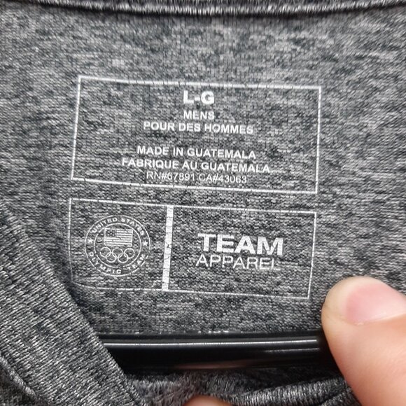 Team USA 2016 Rio De Janeiro Olympics Gray T-Shirt Mens Large - Picture 5 of 7